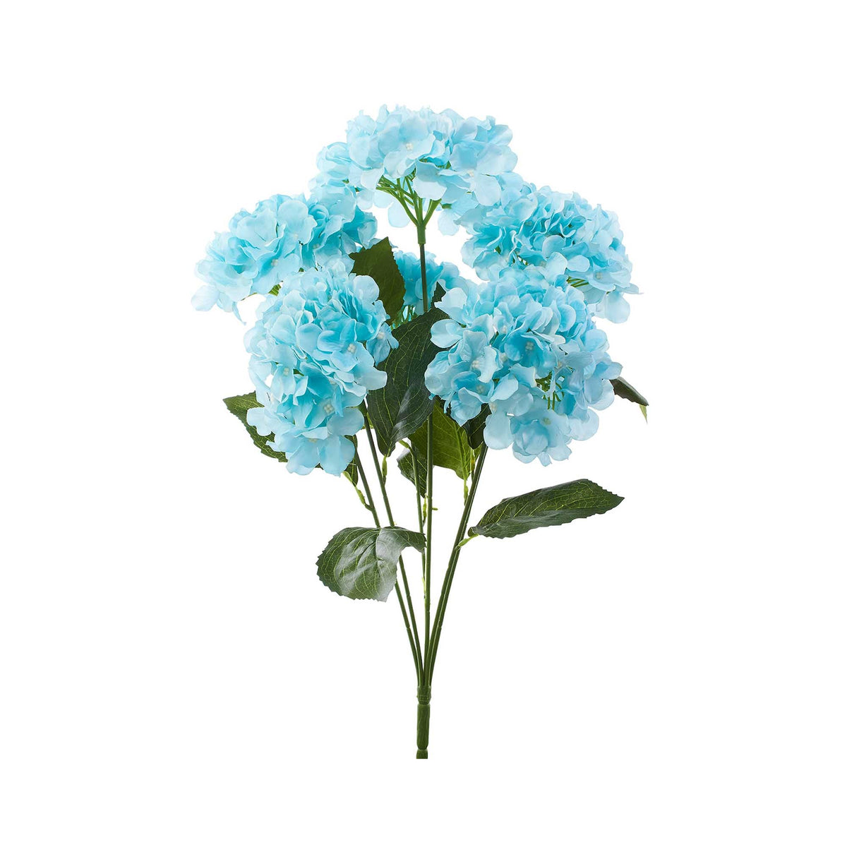 Artificial Hydrangea Bush - Turquoise