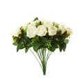 Artificial Rose Bud Bundle - Ivory