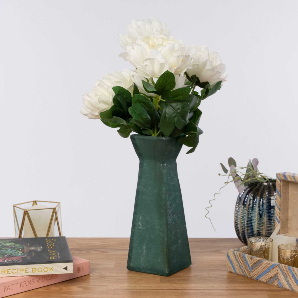 Faux Cabbage Rose Bundle - Ivory