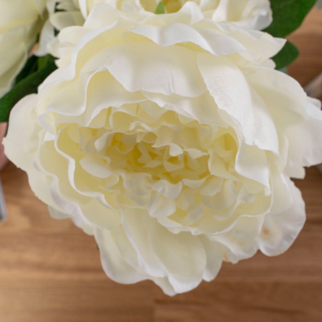 Faux Cabbage Rose Bundle - Ivory