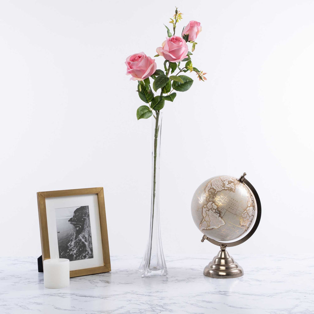 Faux Rose Branch - Pink