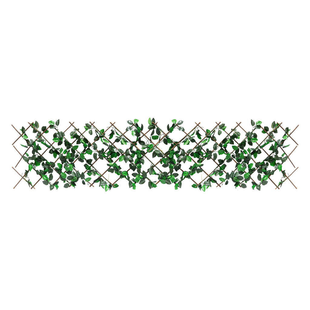 Expandable Ivy Lattice Fence - 6 Feet 10 Inches