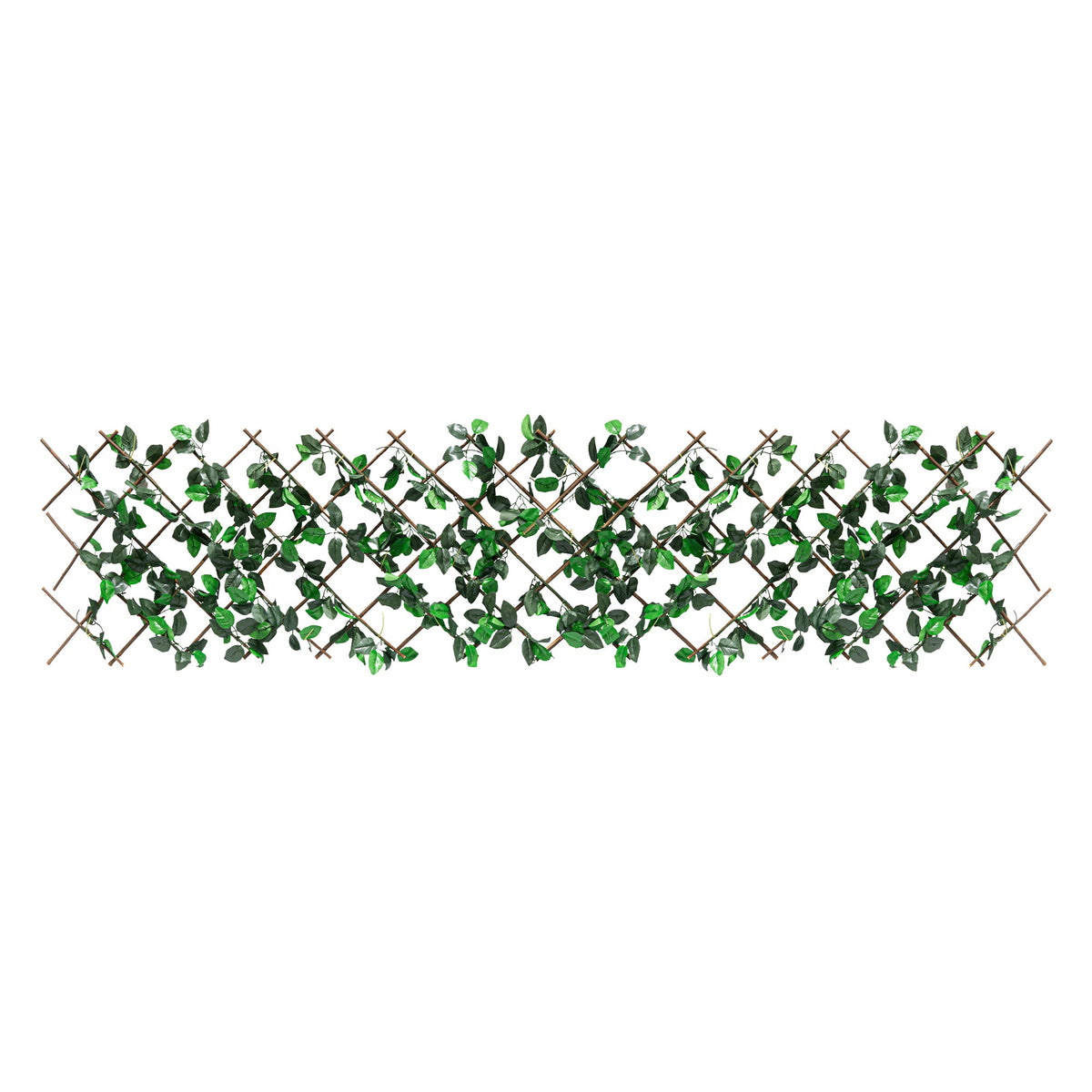 Expandable Ivy Lattice Fence - 6 Feet 10 Inches