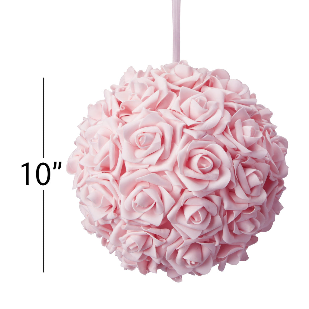 Foam Rose Pomander 10" - Pink