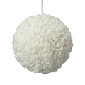 Foam Rose Pomander 14" - White
