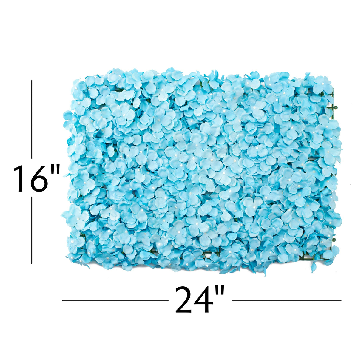 Artificial Hydrangea Mat - Blue