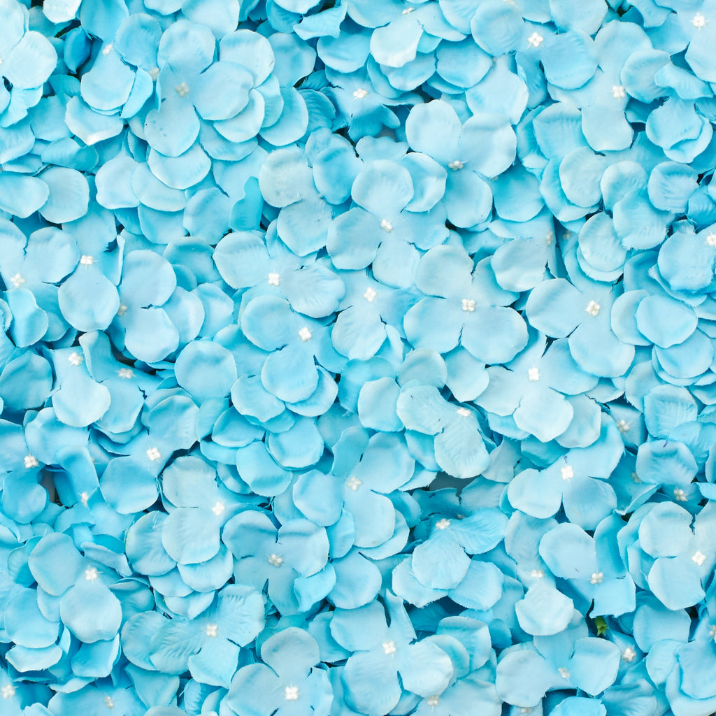 Artificial Hydrangea Mat - Blue
