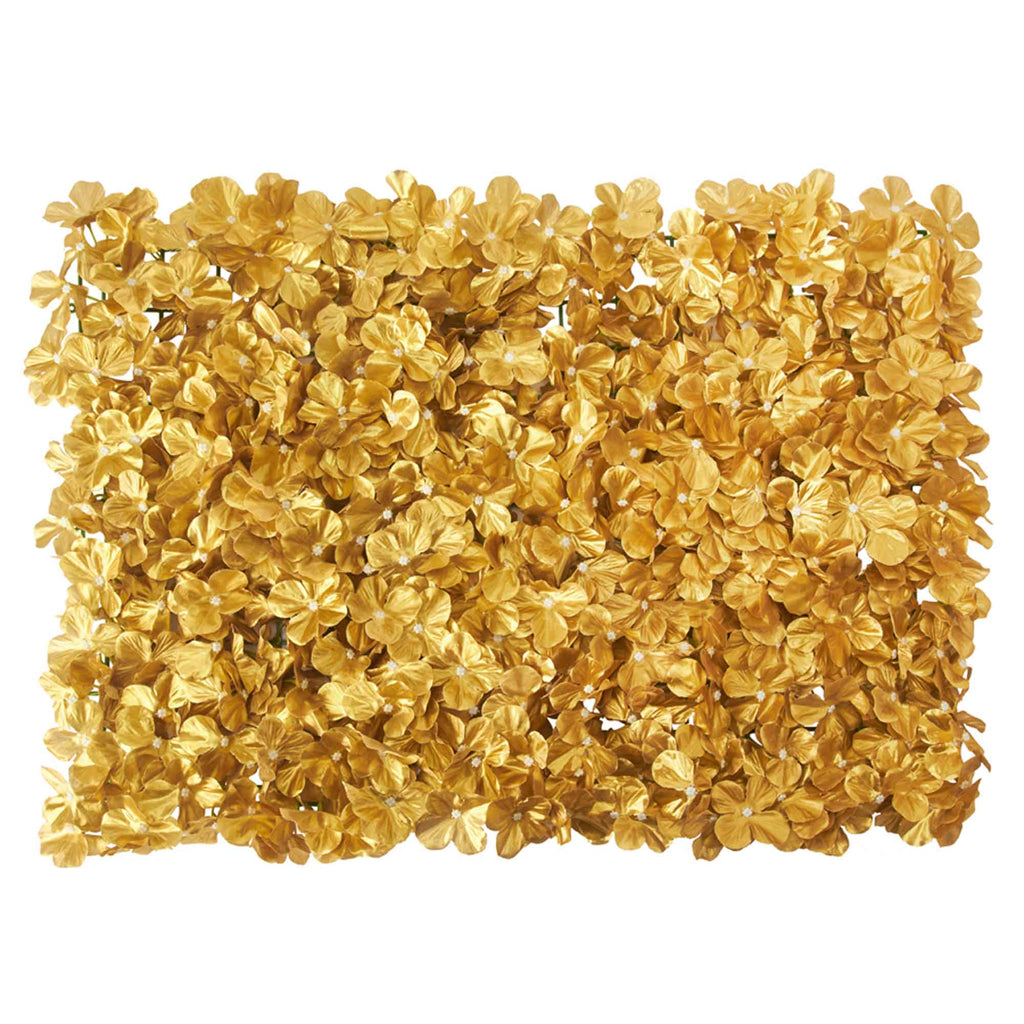 Artificial Hydrangea Mat - Gold
