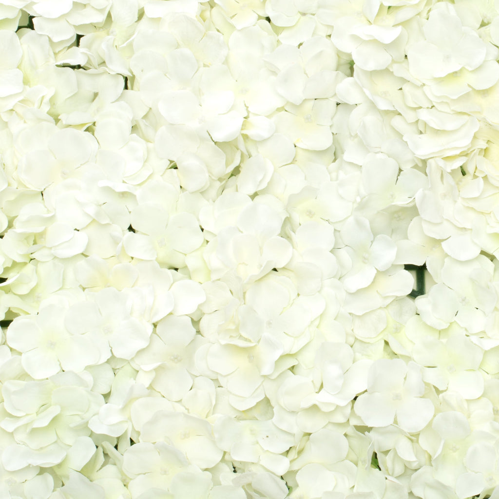 Artificial Hydrangea Mat - Ivory