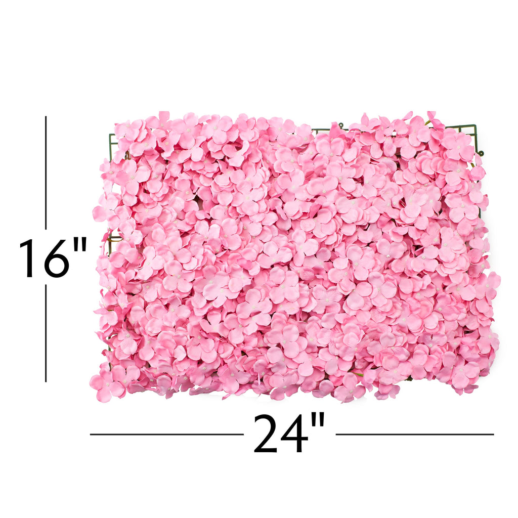 Artificial Hydrangea Mat - Pink