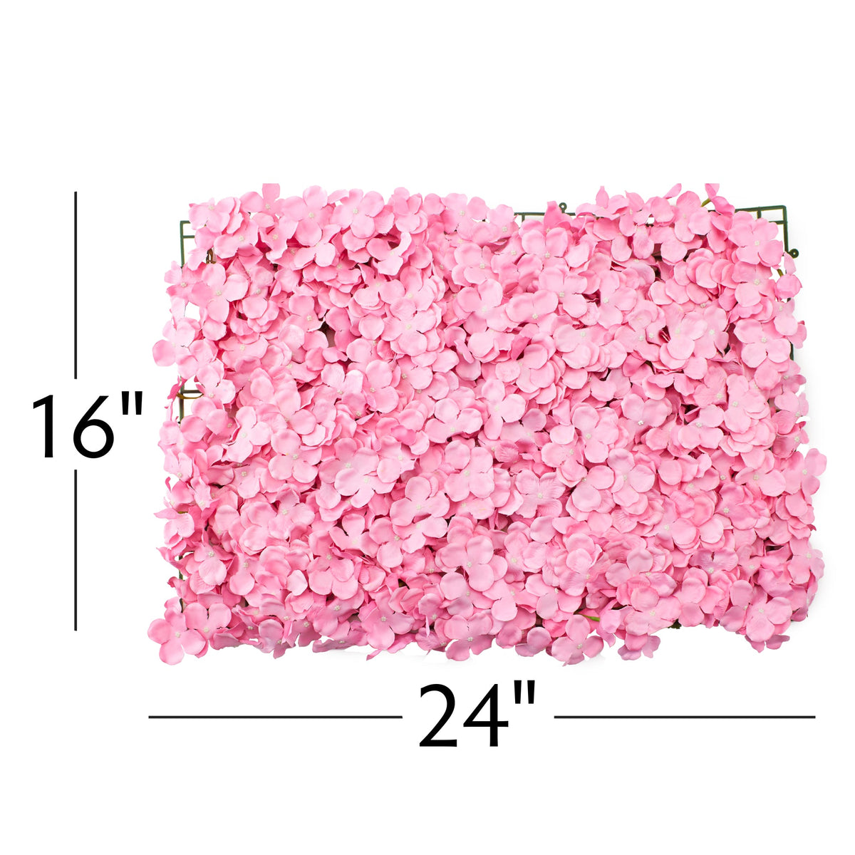 Artificial Hydrangea Mat - Pink