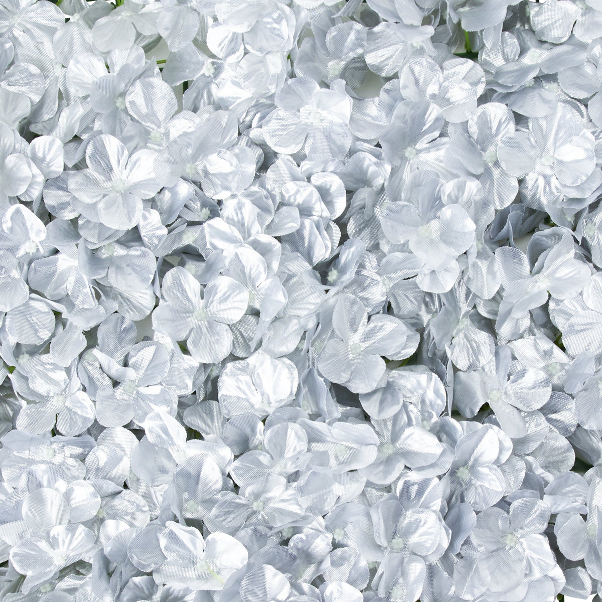 Artificial Hydrangea Mat - Silver
