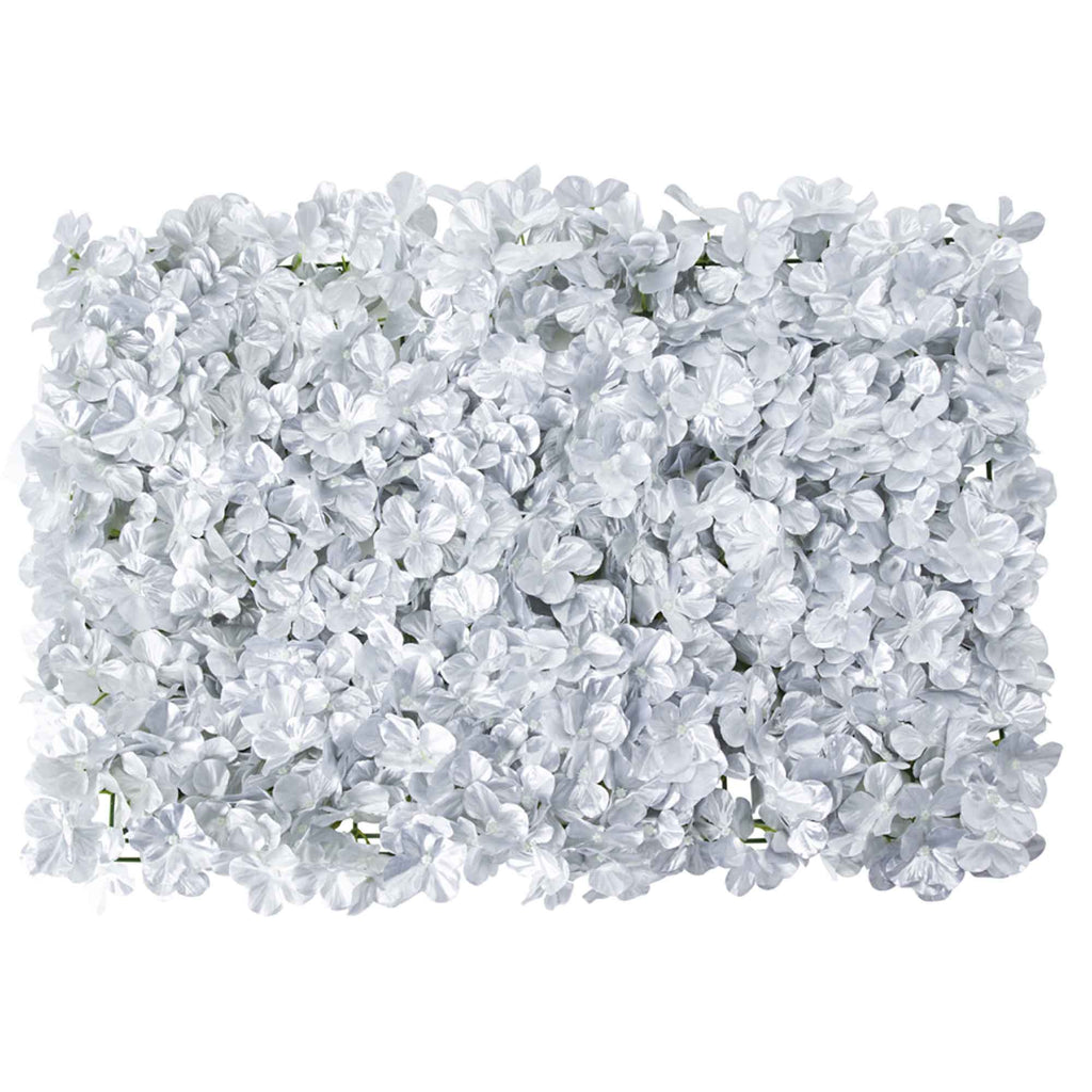 Artificial Hydrangea Mat - Silver