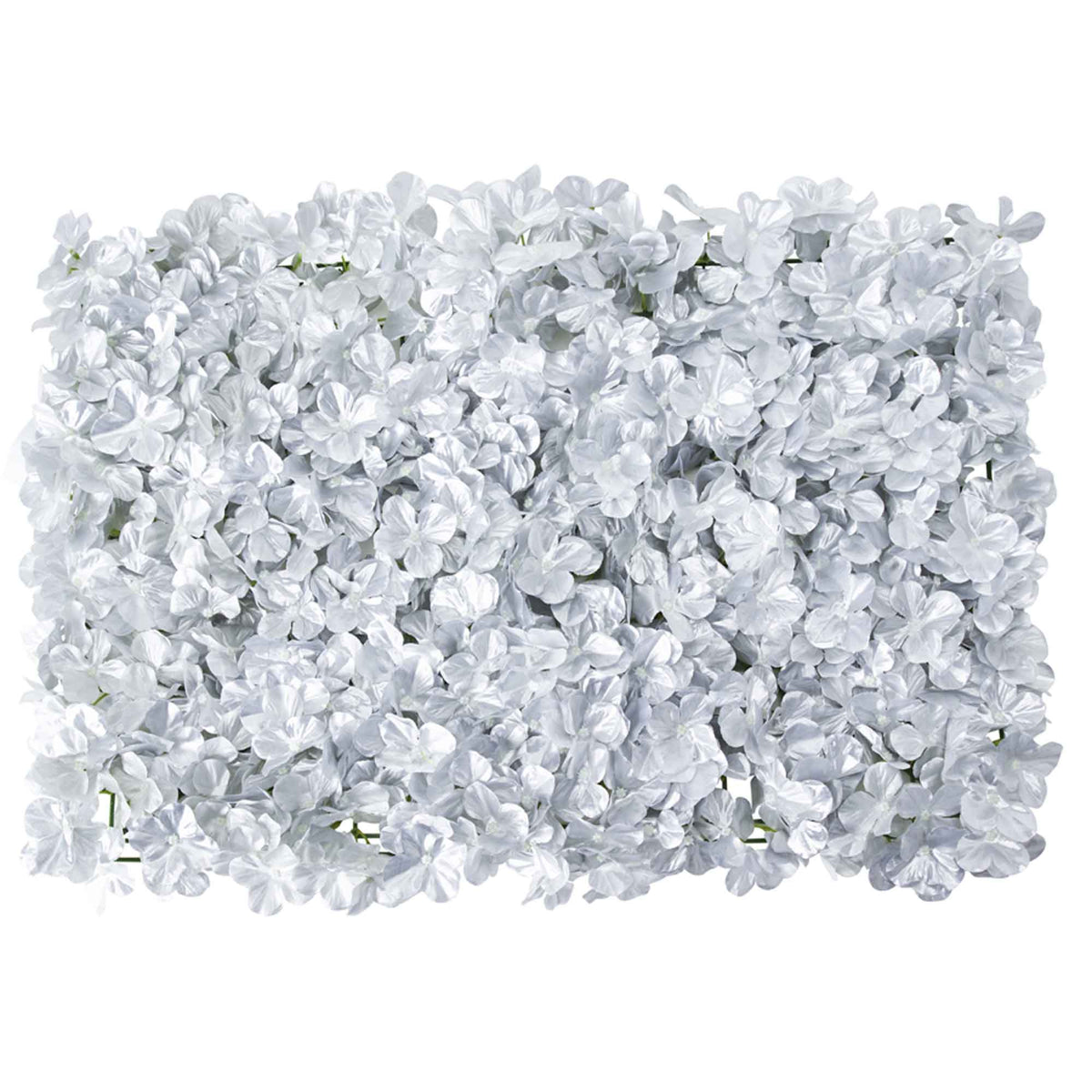 Artificial Hydrangea Mat - Silver