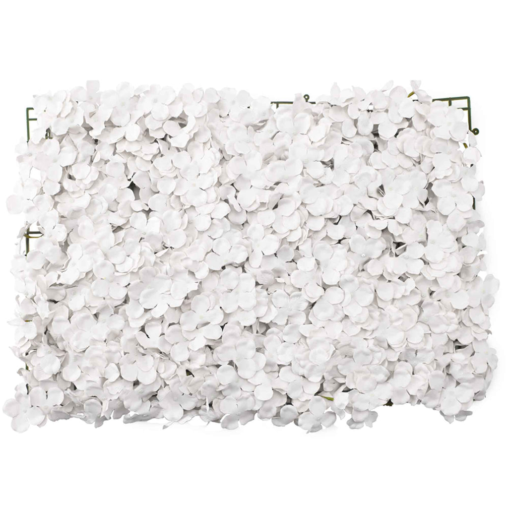 Artificial Hydrangea Mat - White