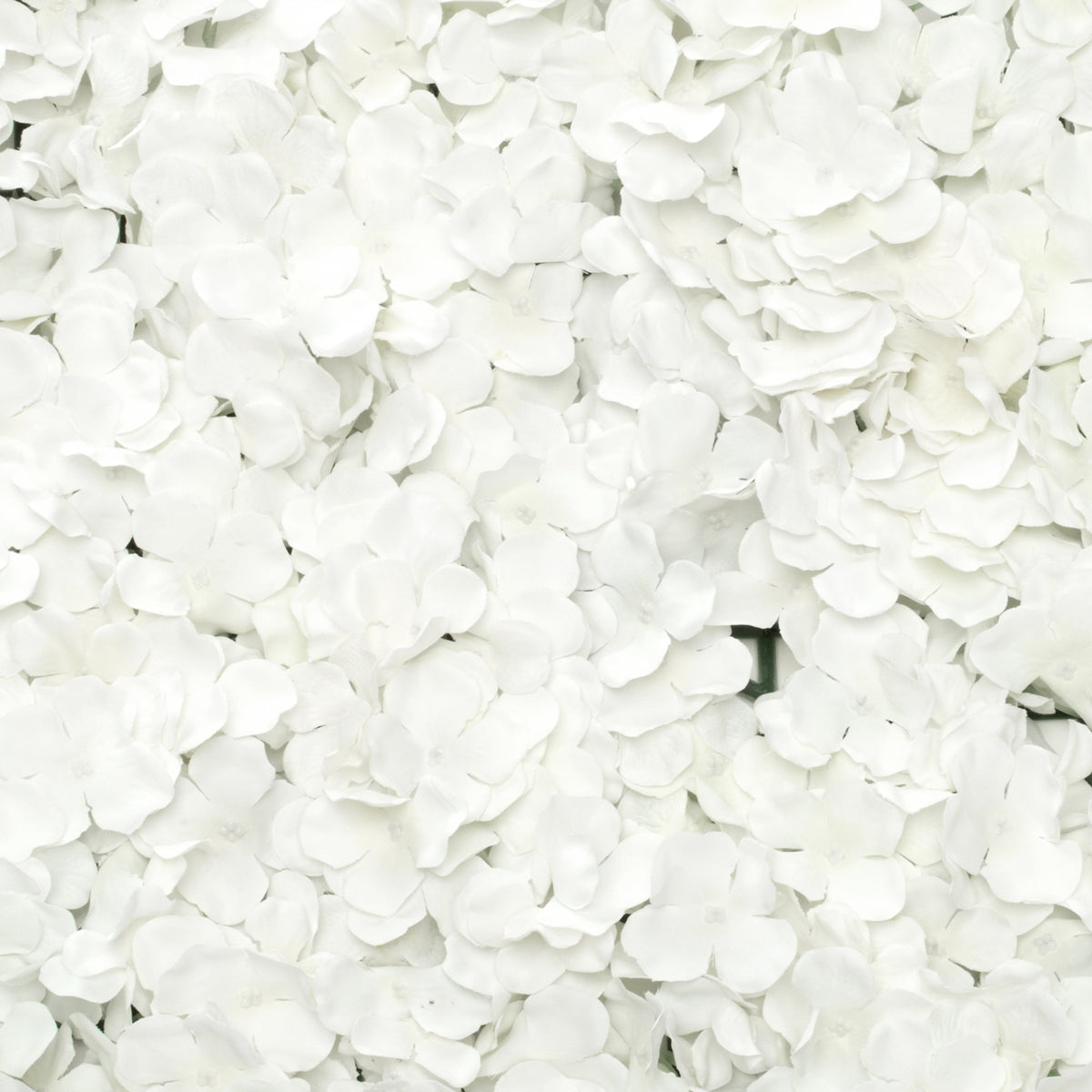 Artificial Hydrangea Mat - White