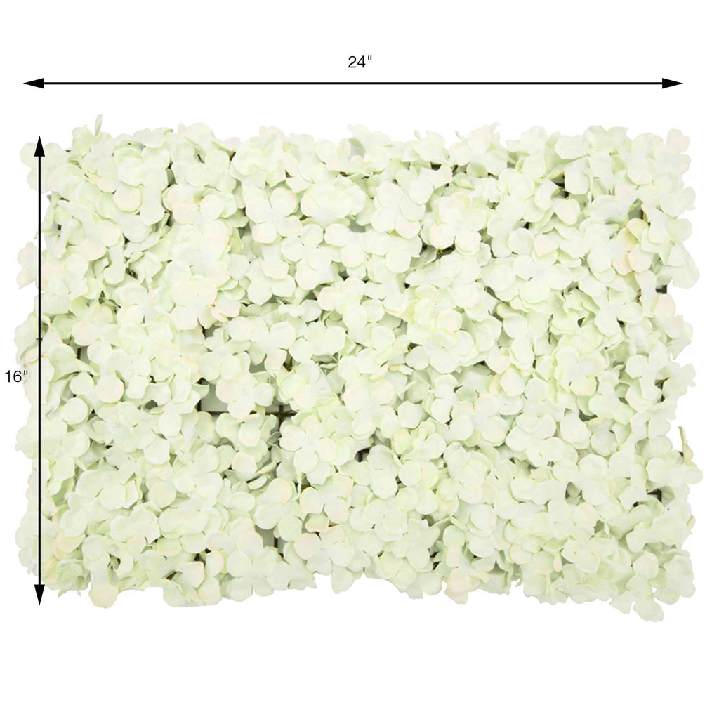 Artificial Hydrangea Mat - Ivory