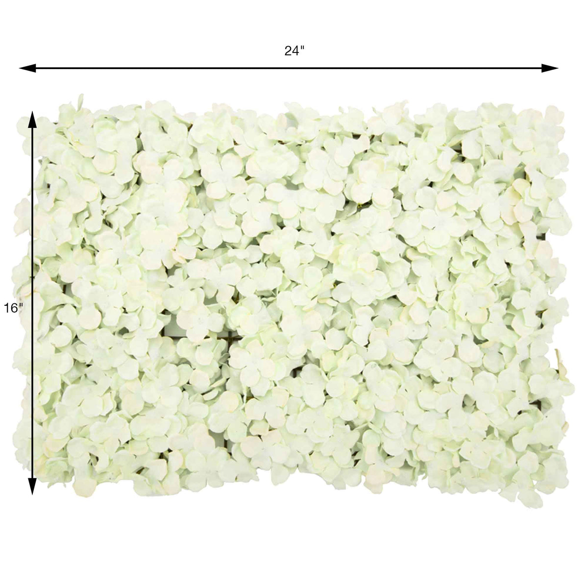 Artificial Hydrangea Mat - Ivory