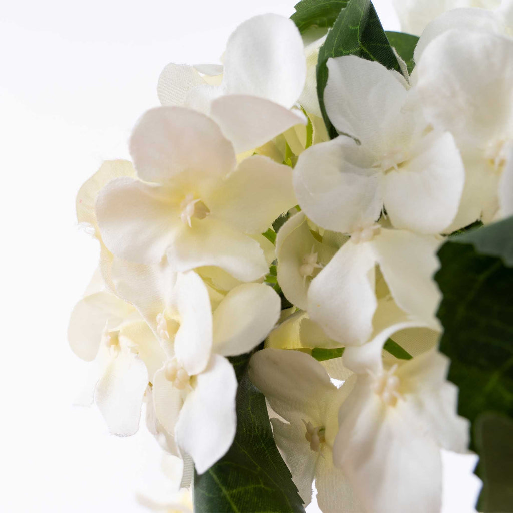 Artificial Hydrangea and Wisteria Spray 36"  - White