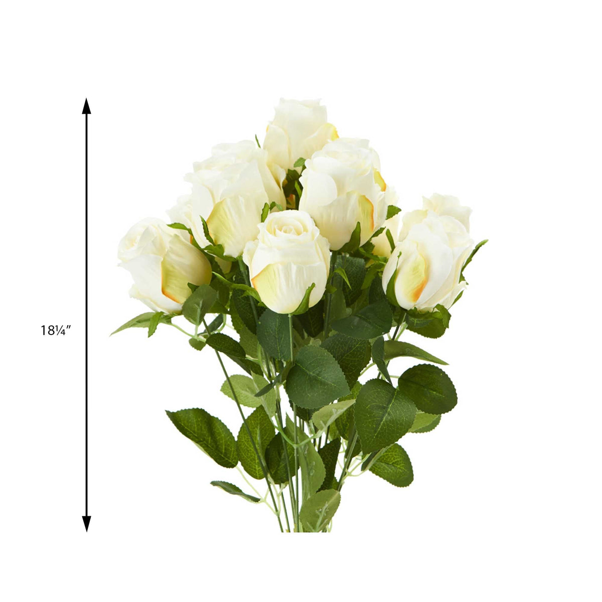 Artificial Rose Bundle - White