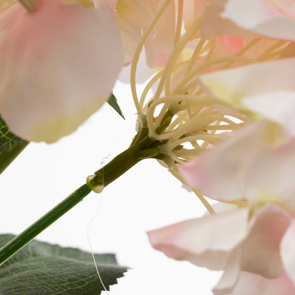 Artificial Hydrangea Bundle - Blush
