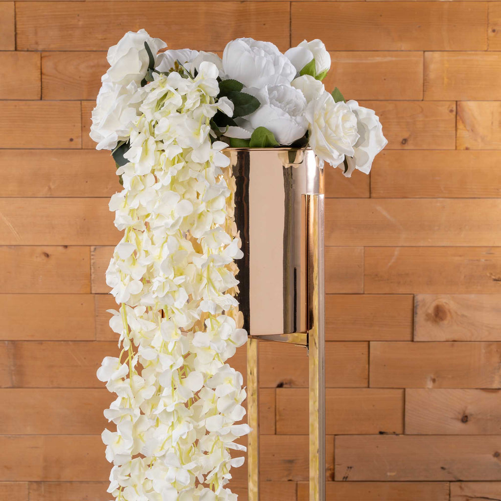 Artificial Wisteria Spray - Ivory