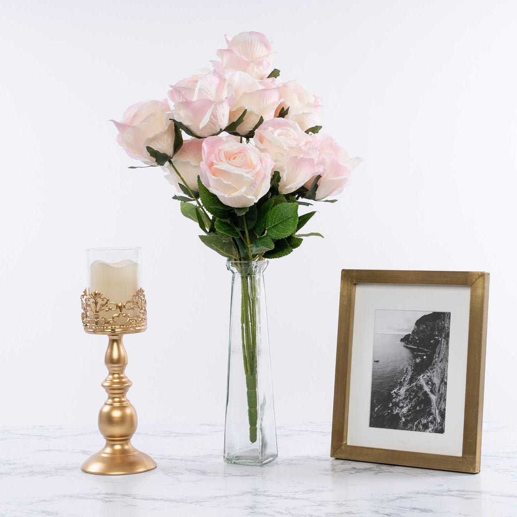 Artificial Rose Bundle - Blush