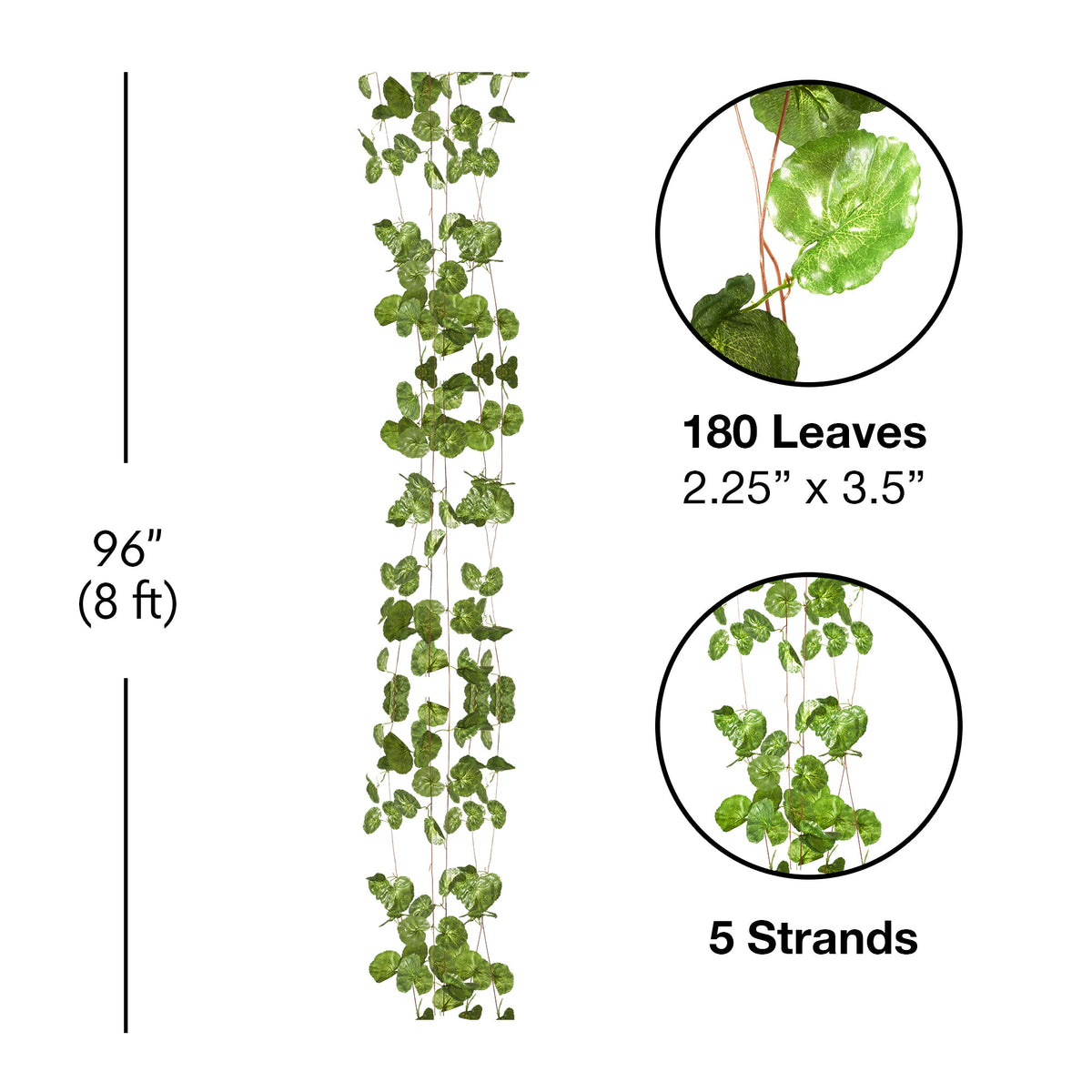 Artificial Ground Ivy Garland