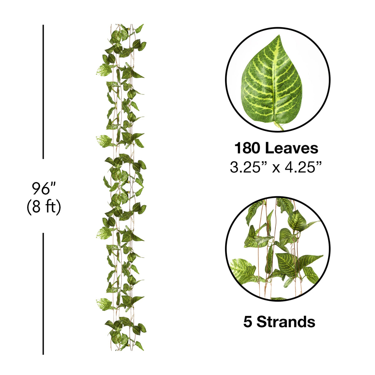 Artificial Pothos Greenery Garland