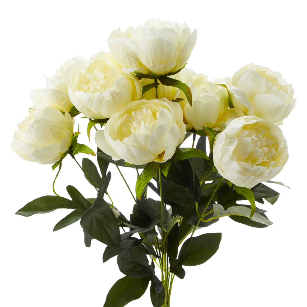 Artificial Peony Bundle-Ivory