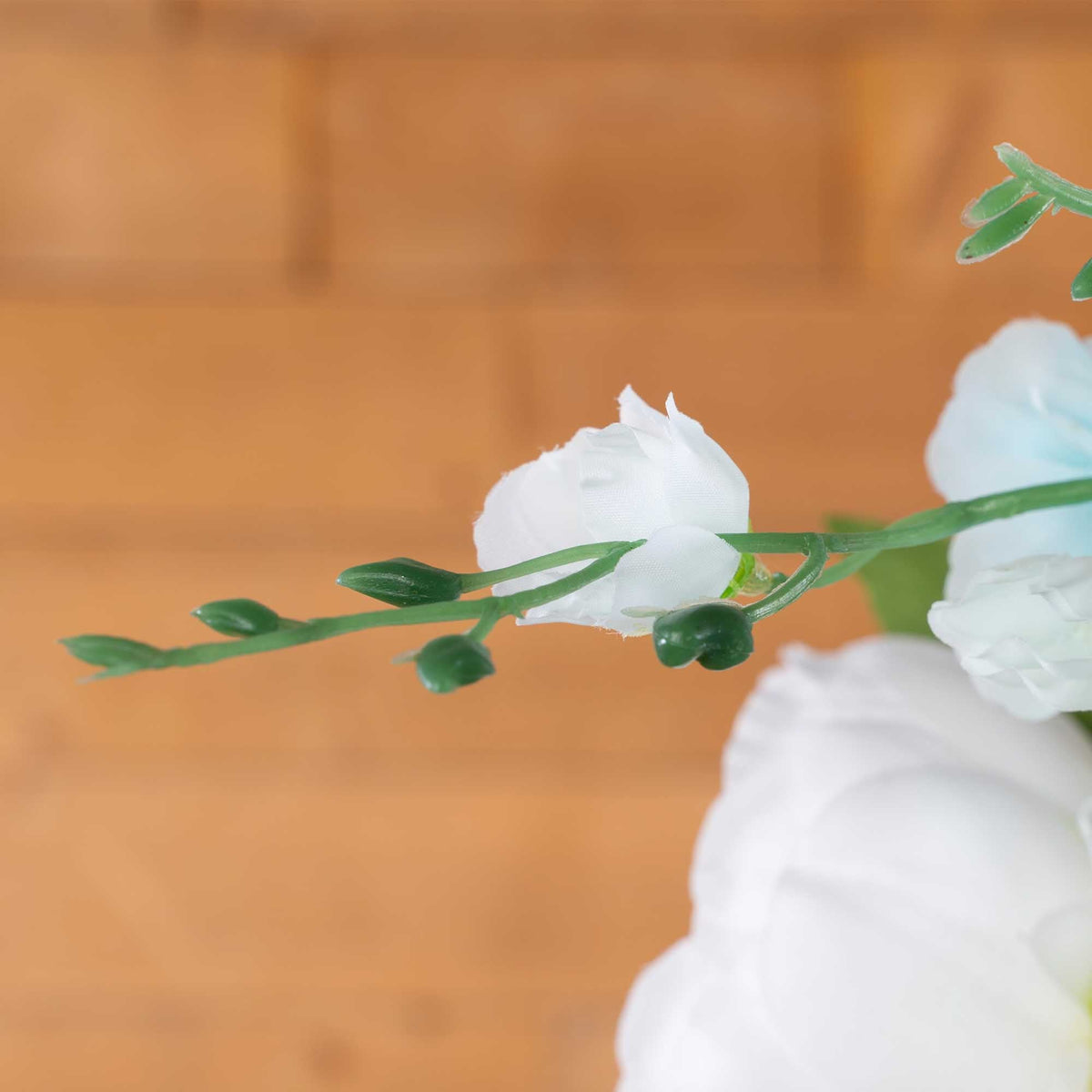 Artificial Hanging Flower Branch - White