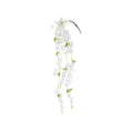 Artificial Hanging Flower Branch - White