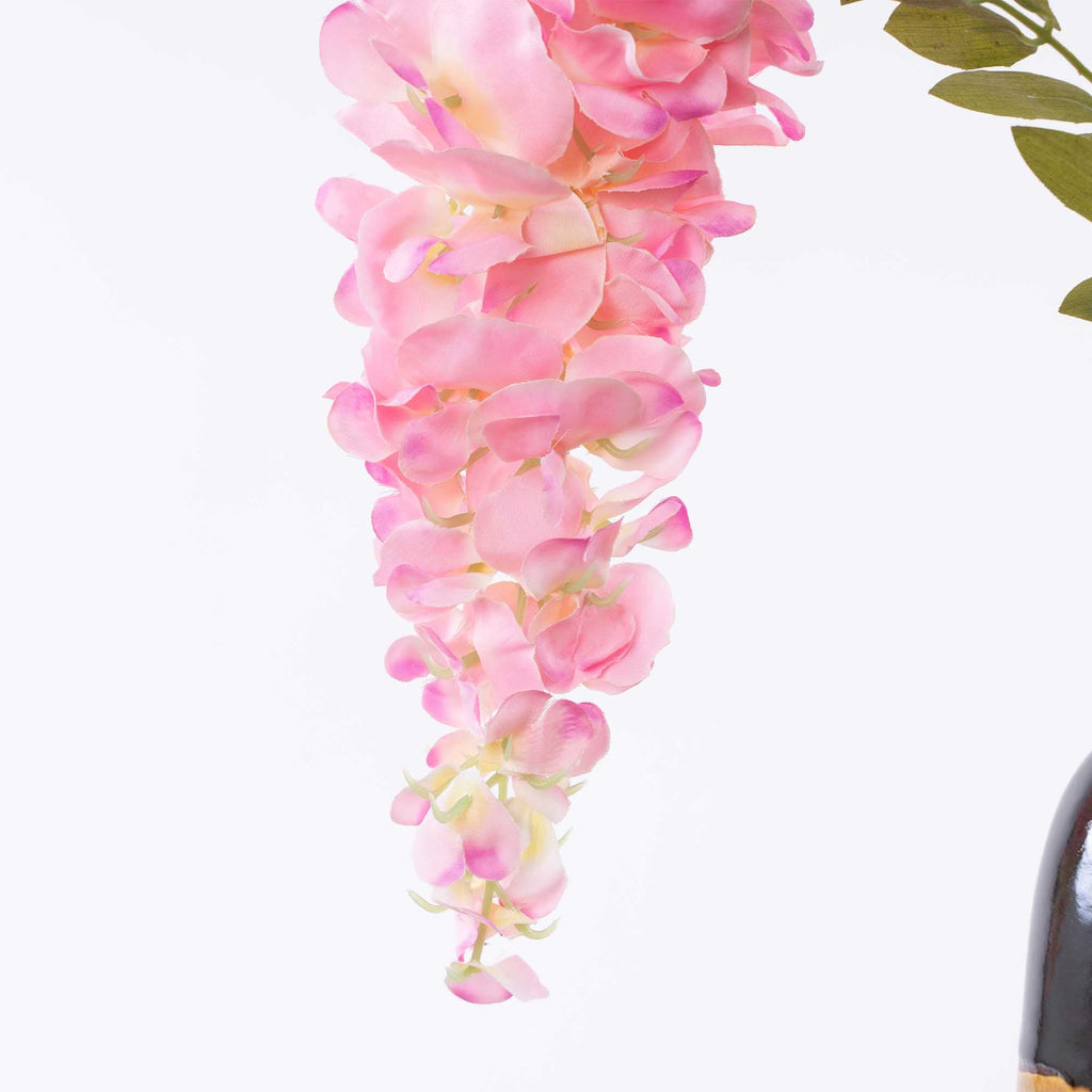 Artificial Wisteria Branch-Pink