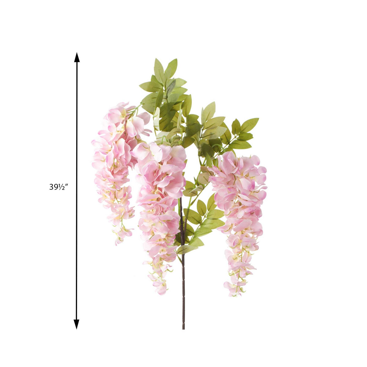 Artificial Wisteria Branch-Pink