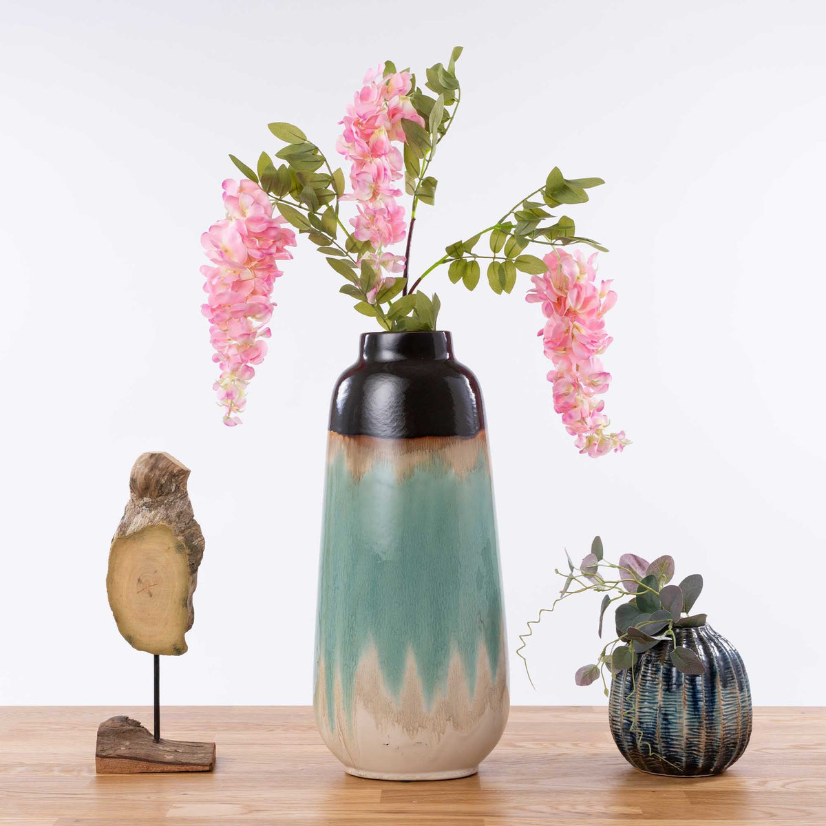 Artificial Wisteria Branch-Pink