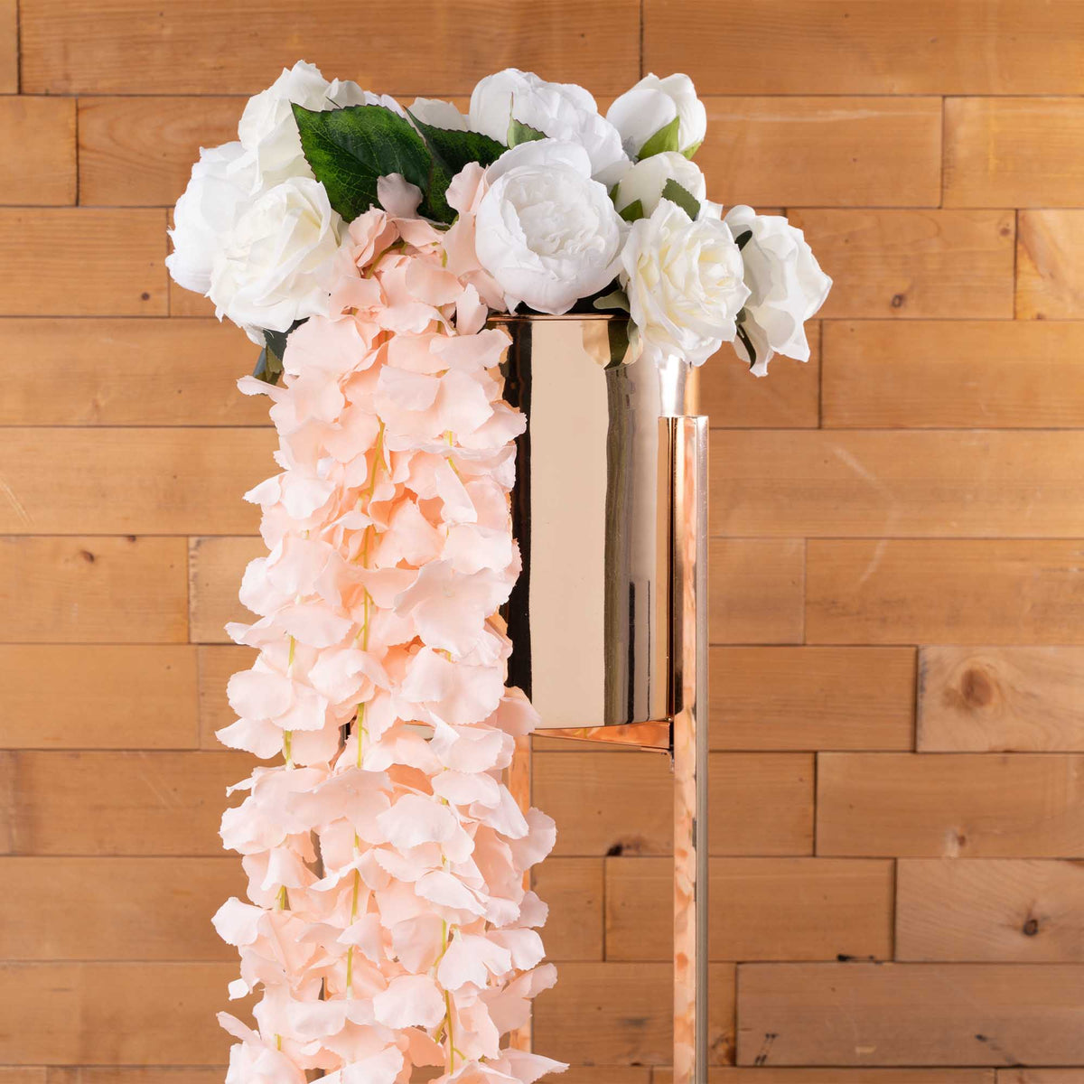 Artificial Wisteria Spray-Blush