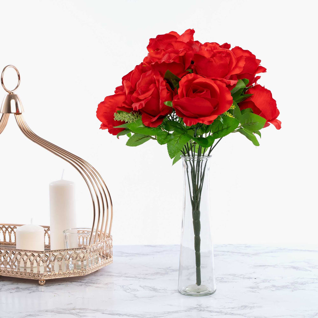 Artificial Rose Bouquet - 17 Inch