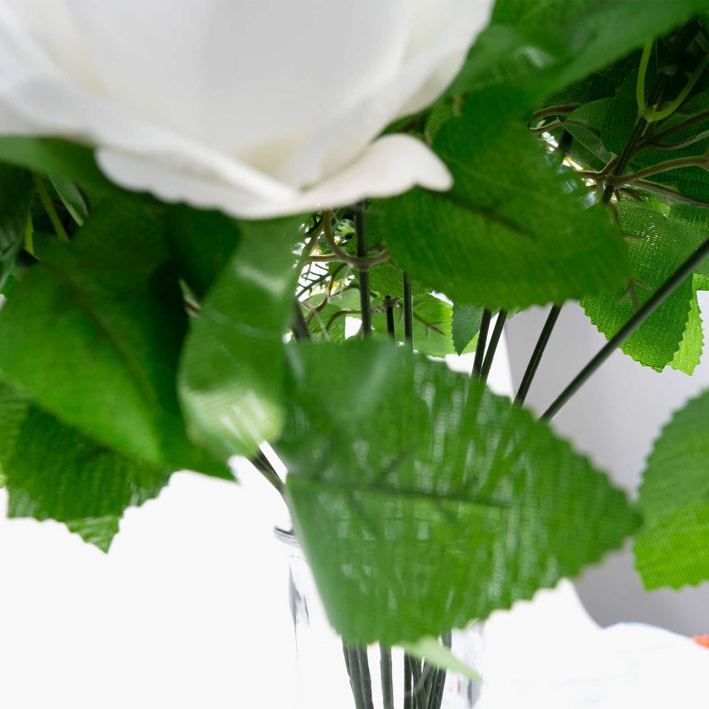 Artificial Rose Bouquet - 17 Inch
