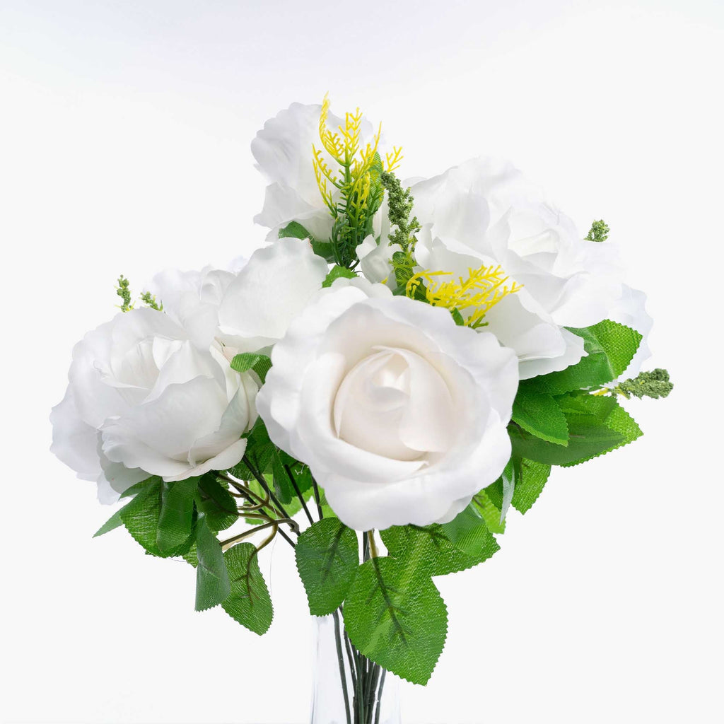 Artificial Rose Bouquet - 17 Inch