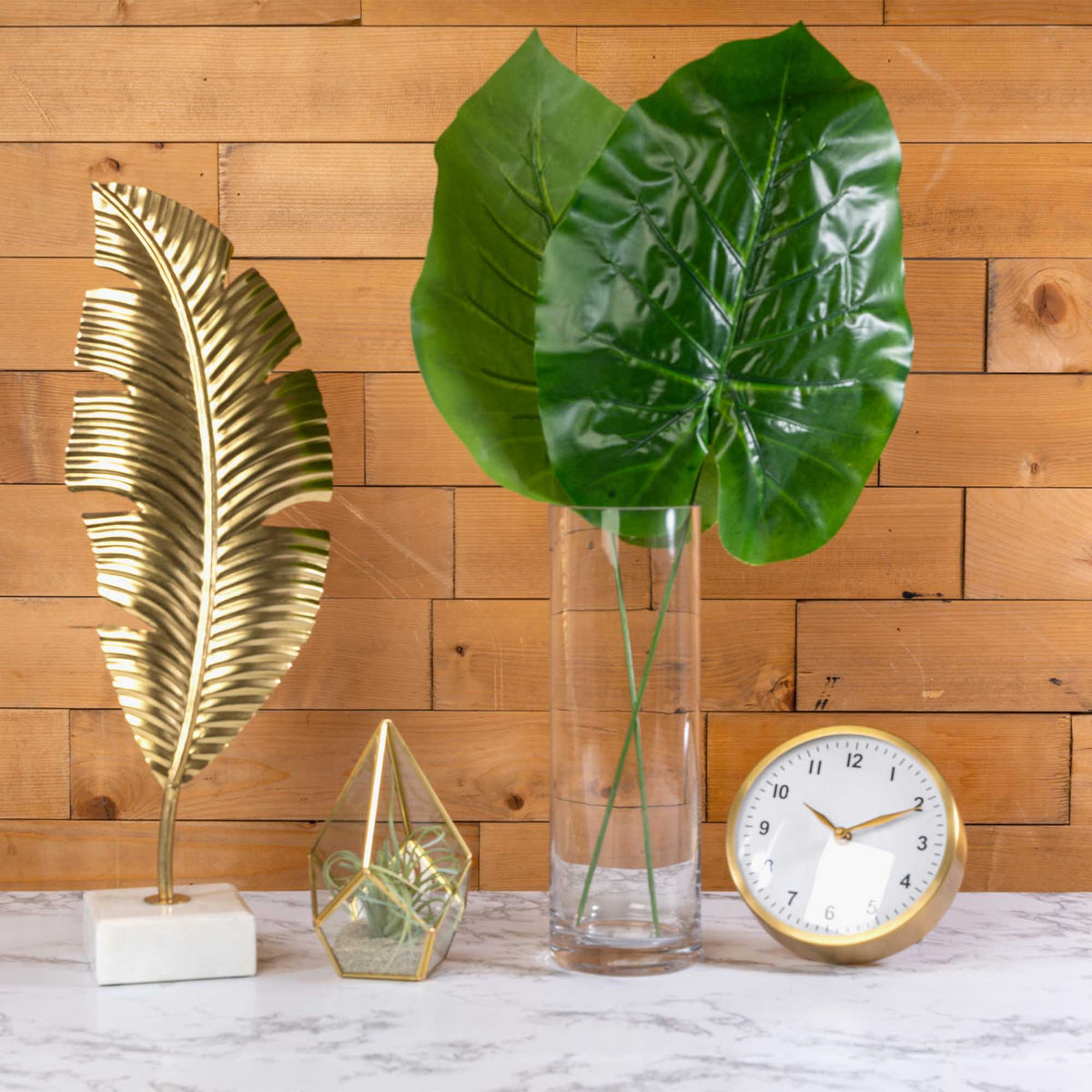 Faux Philodendron Gigantum Pick-Dark Green