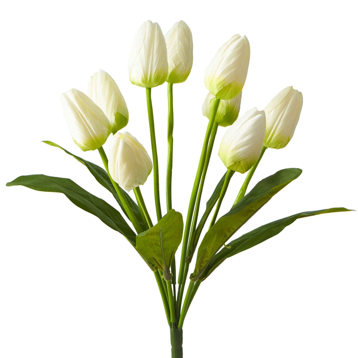 Artificial Tulip Spray - White