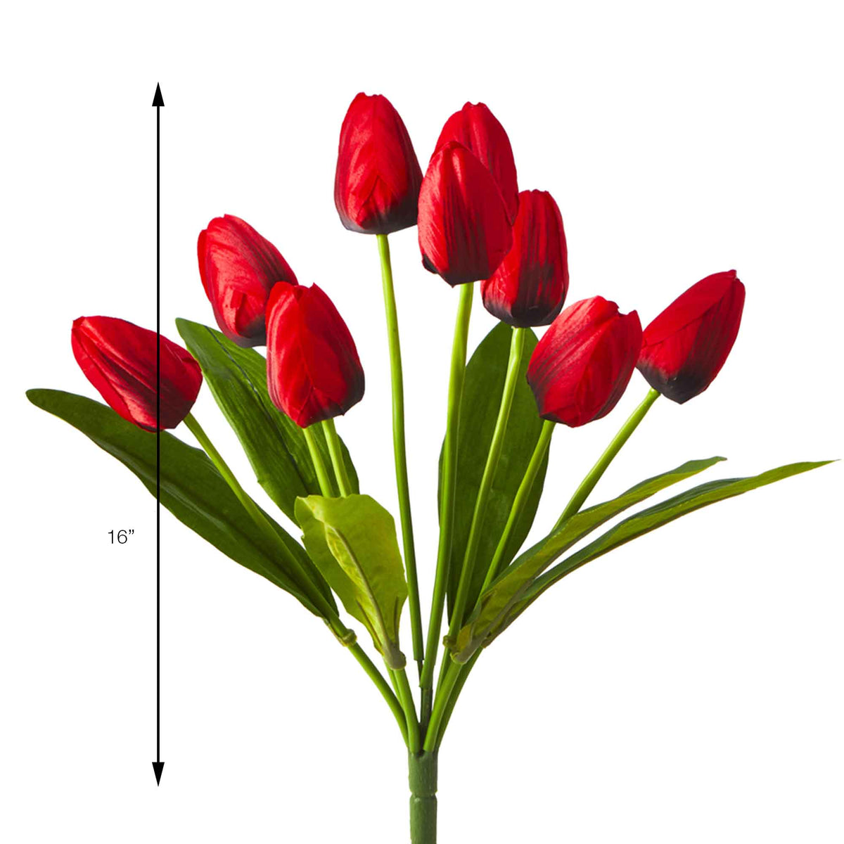 Artificial Tulip Spray - Red