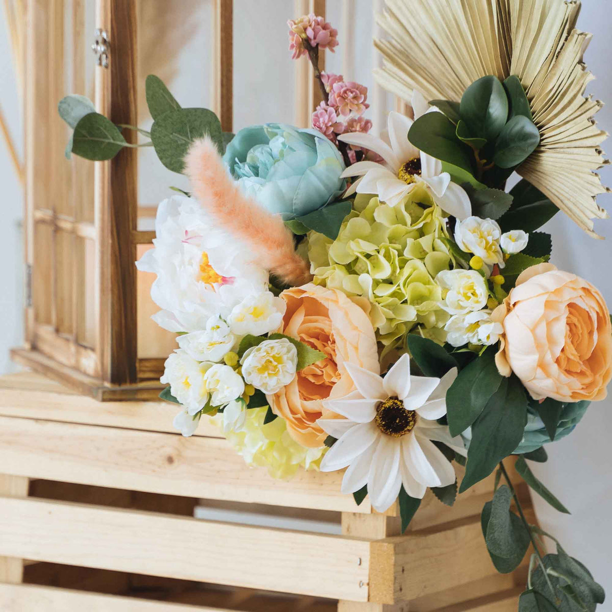 Artificial Peony Bundle - 22 Inches