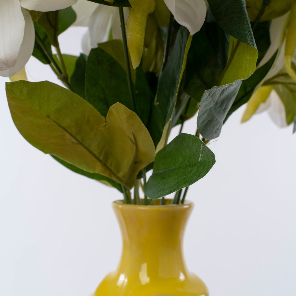 Artificial Dahlia Bundle-White