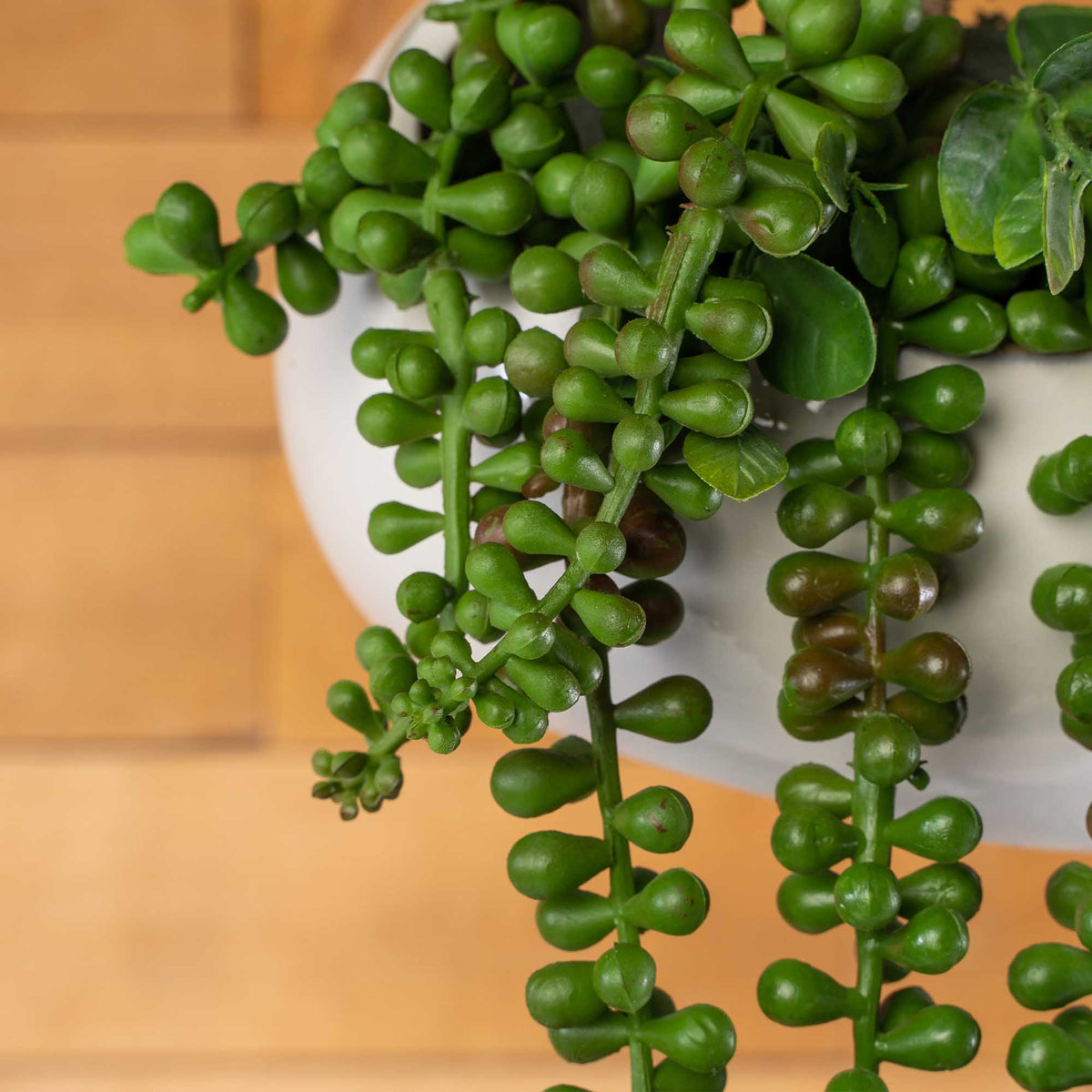 Faux String of Pearls Succulent Pick