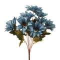 Artificial African Daisy Spray - Blue