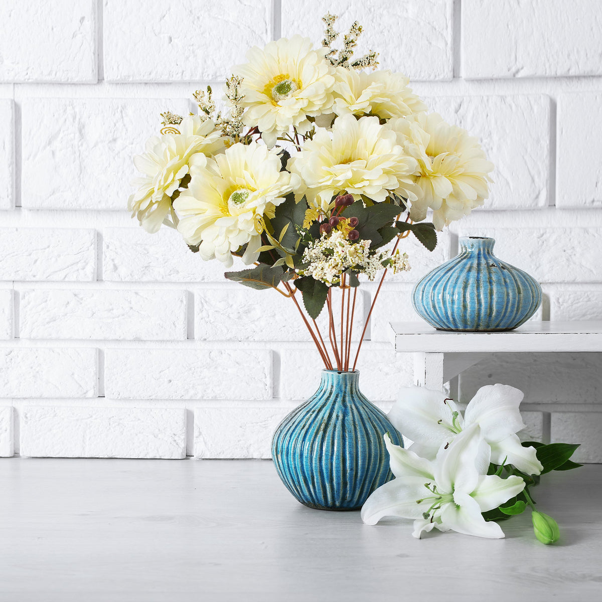 Faux Gerbera Daisy Bouquet