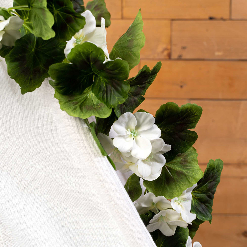 Artificial Geranium Garland
