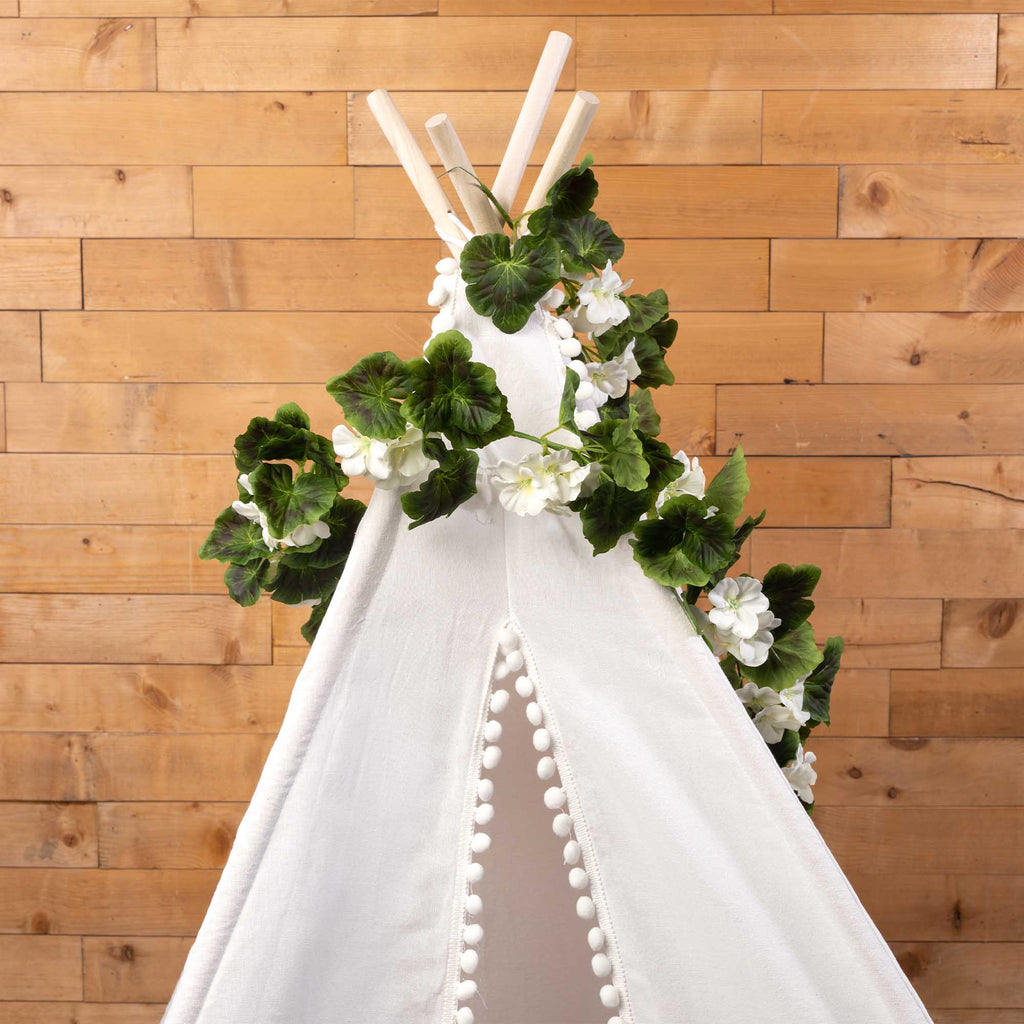 Artificial Geranium Garland