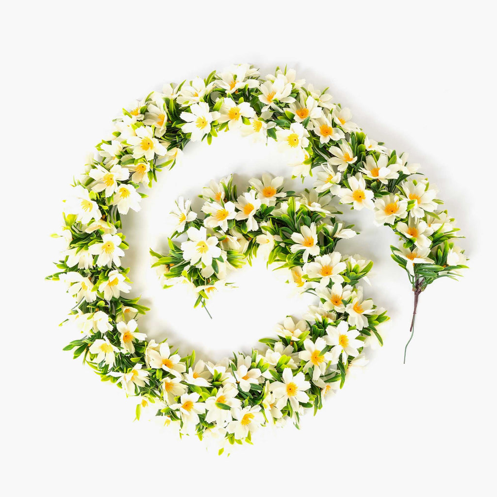 Artificial Narcissus Flower Garland